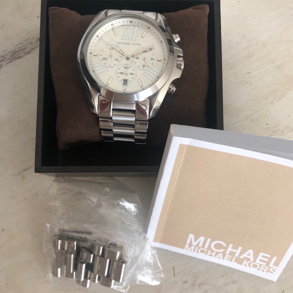 Michaels Chores Large silver watch